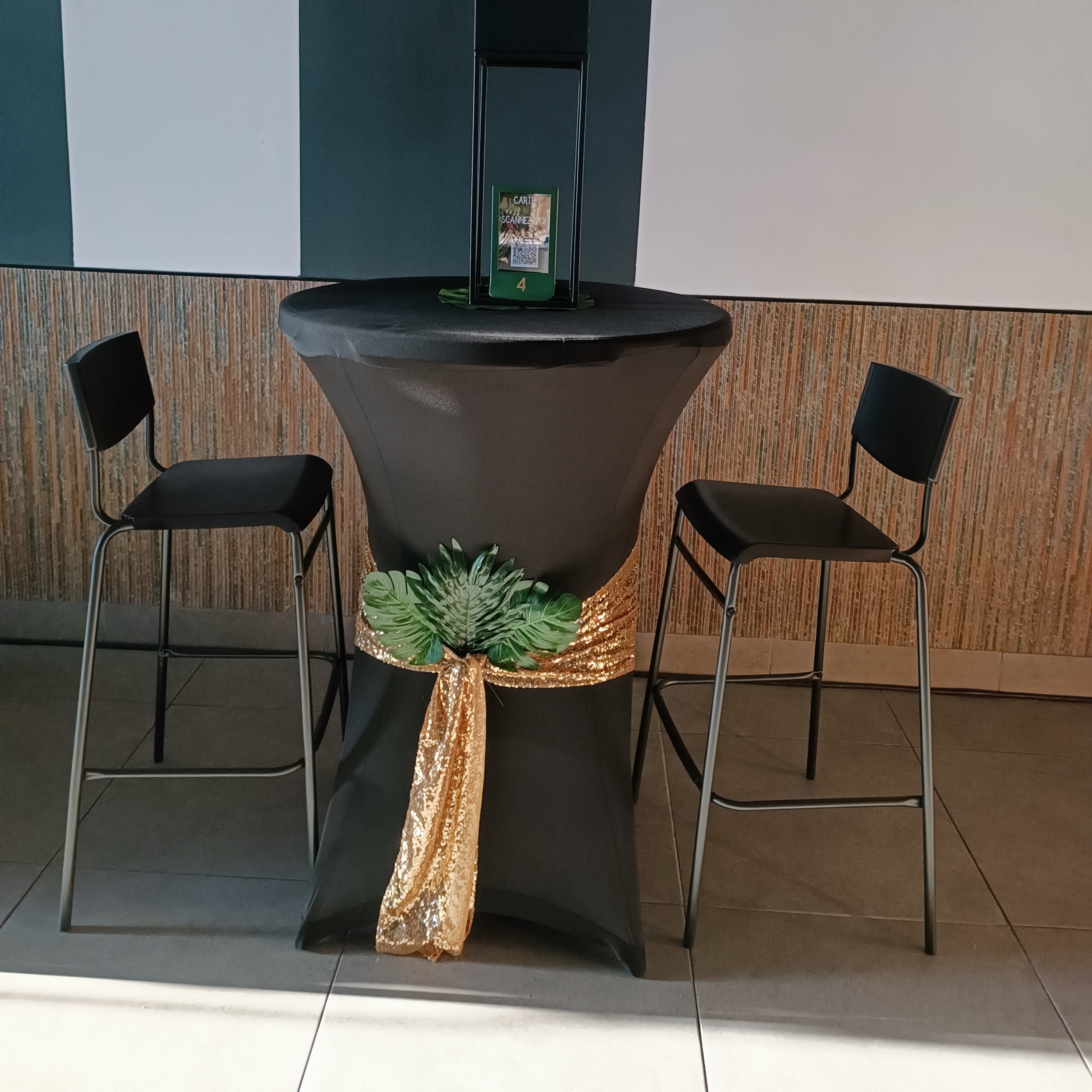 Table mange-debout Ø80 cm – H110 cm