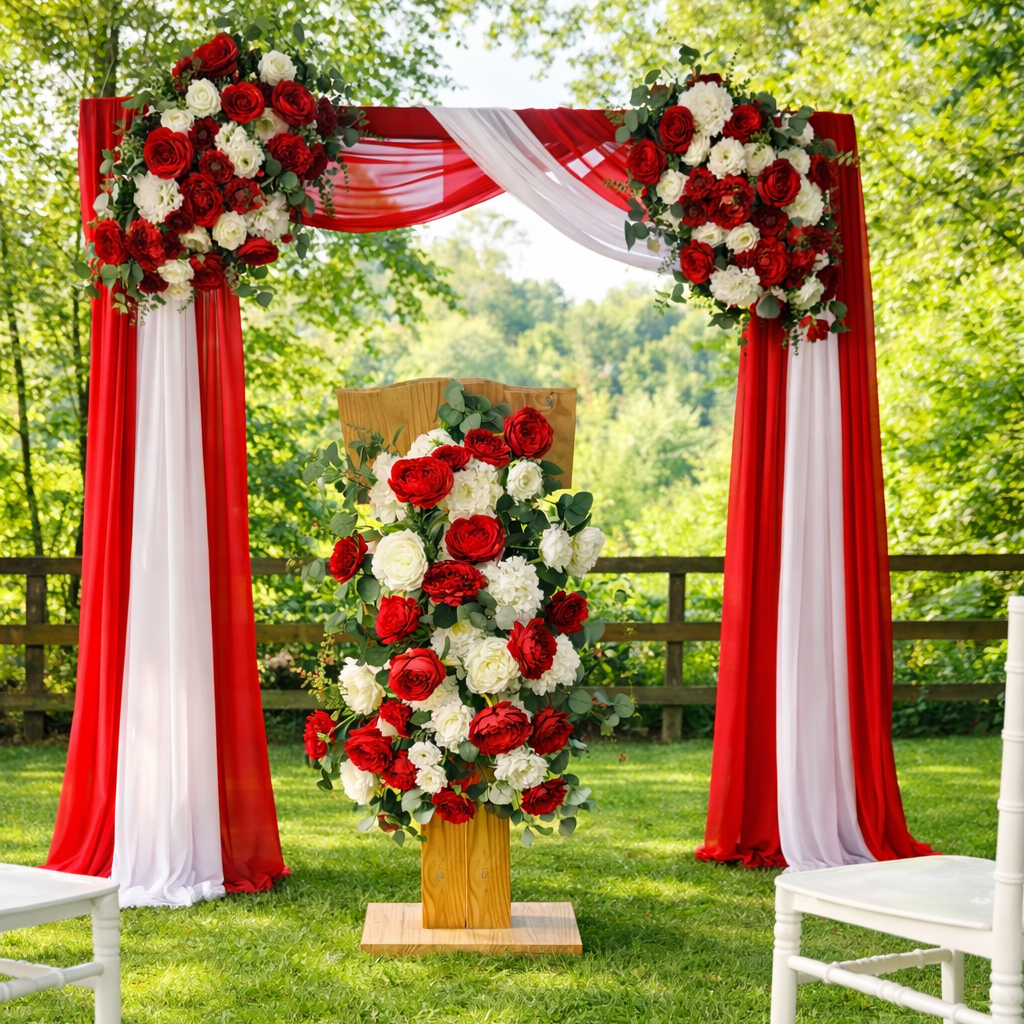 Arche en bois + pupitre